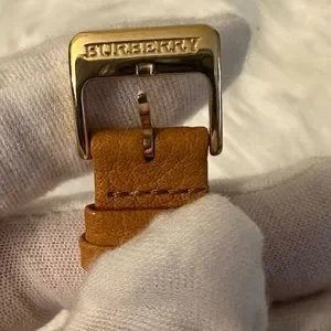 ? Authentic Burberry Vintage Classic Leather Ladies Watch Ladies Burberry Heritage Nova Check Leather Band Black Dial  main image 2